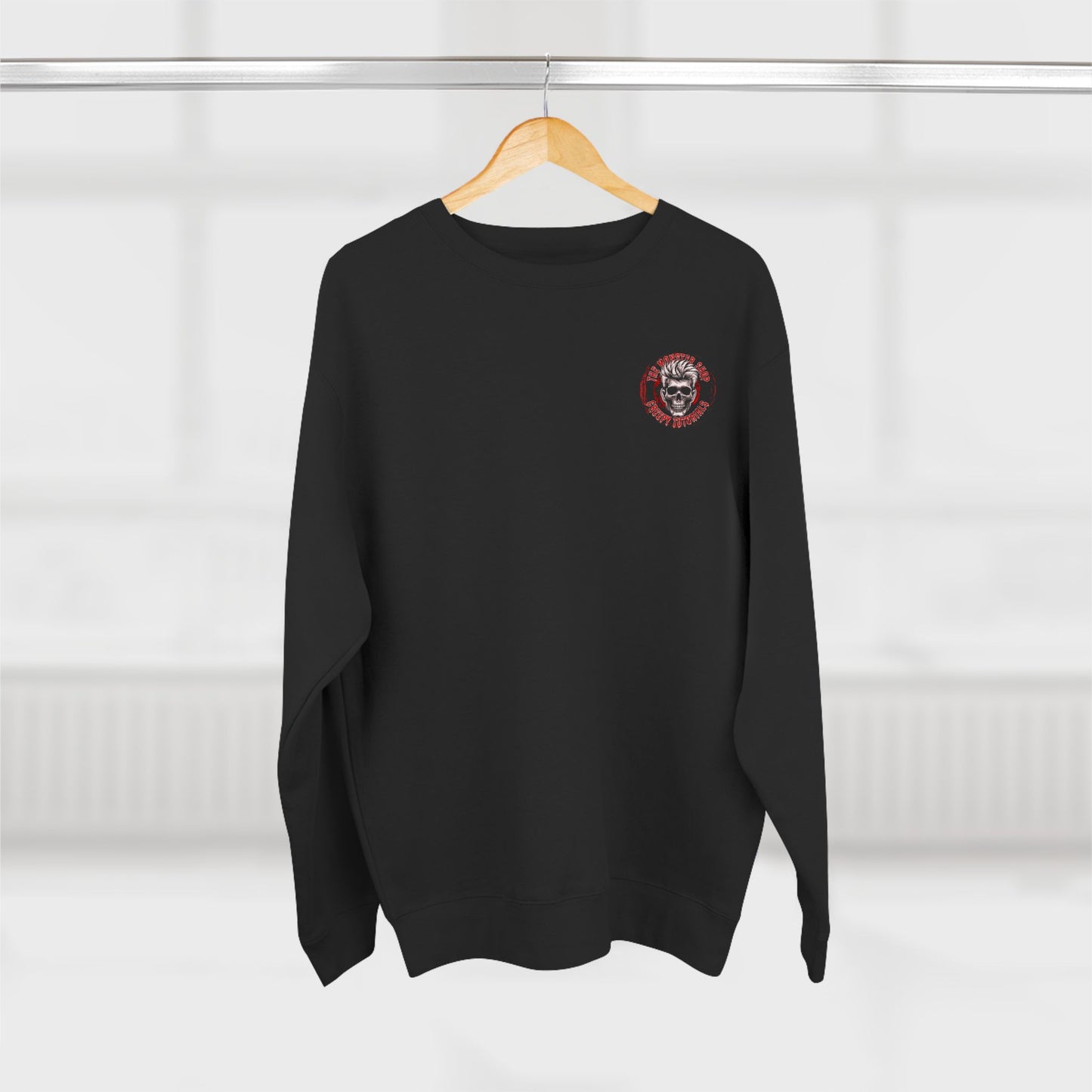 NEW! The Monster Shop Creepy Tutorials "BullsEye" Premium Badge style (One Sided) Sweatshirt