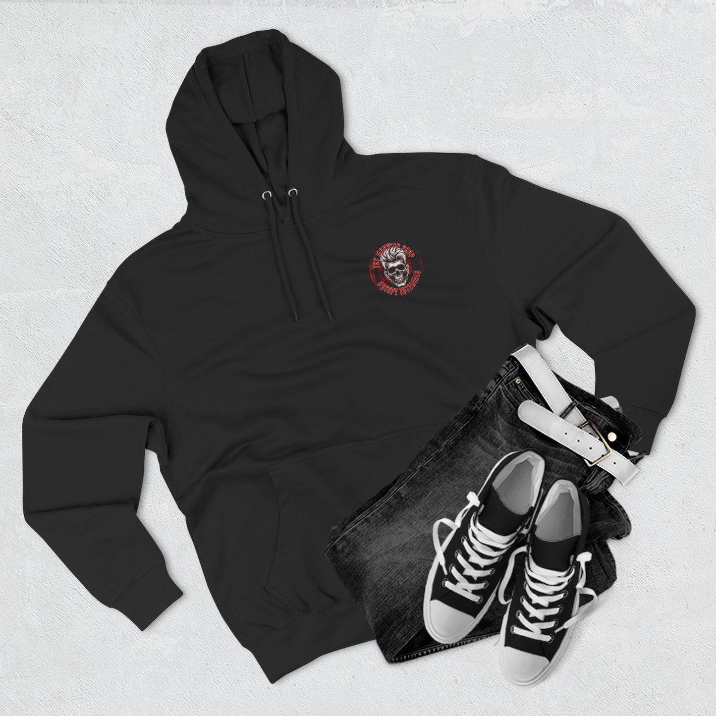 New! The Monster Shop Creepy Tutorials "BullsEye" (Single Sided) Premium Hoodie