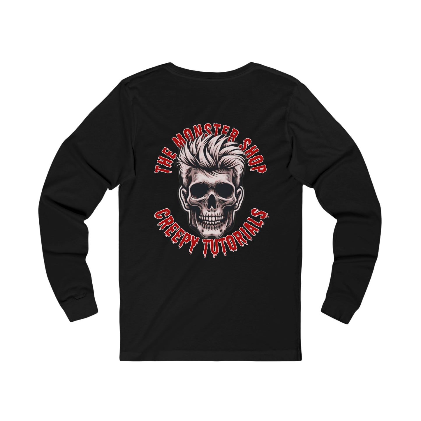 The Monster Shop Creepy Tutorials "O.G." Premium Two Sided Long Sleeve T Shirt
