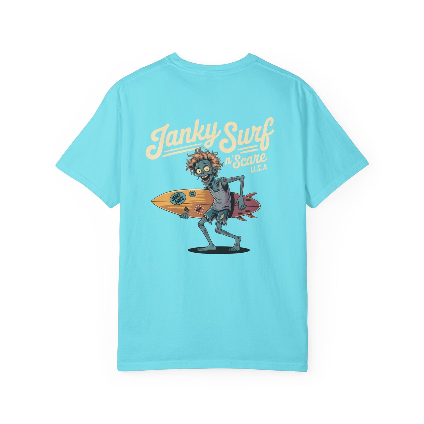 Janky Surf n' Scare USA Premium Unisex Tee (Dual Sided)