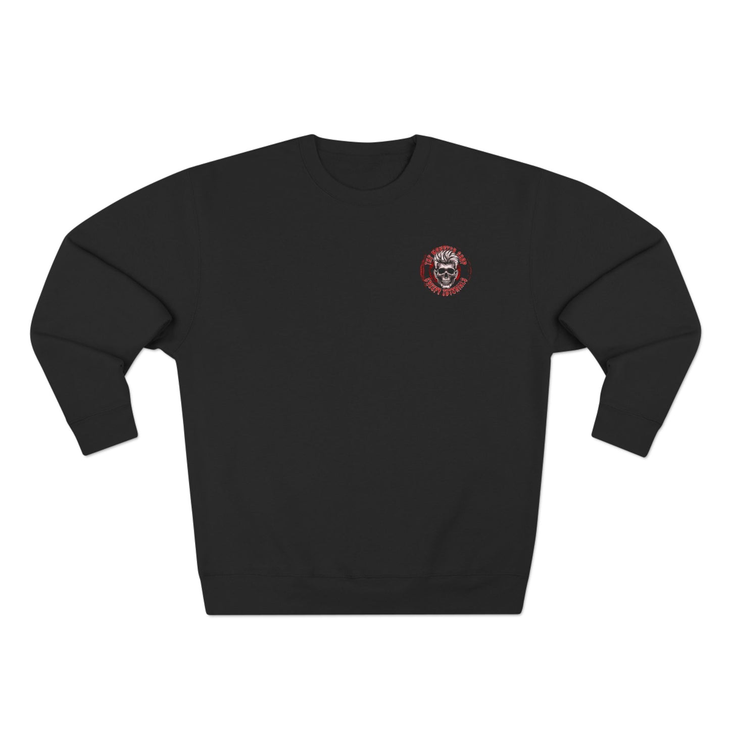 NEW! The Monster Shop Creepy Tutorials "BullsEye" Premium Badge style (One Sided) Sweatshirt