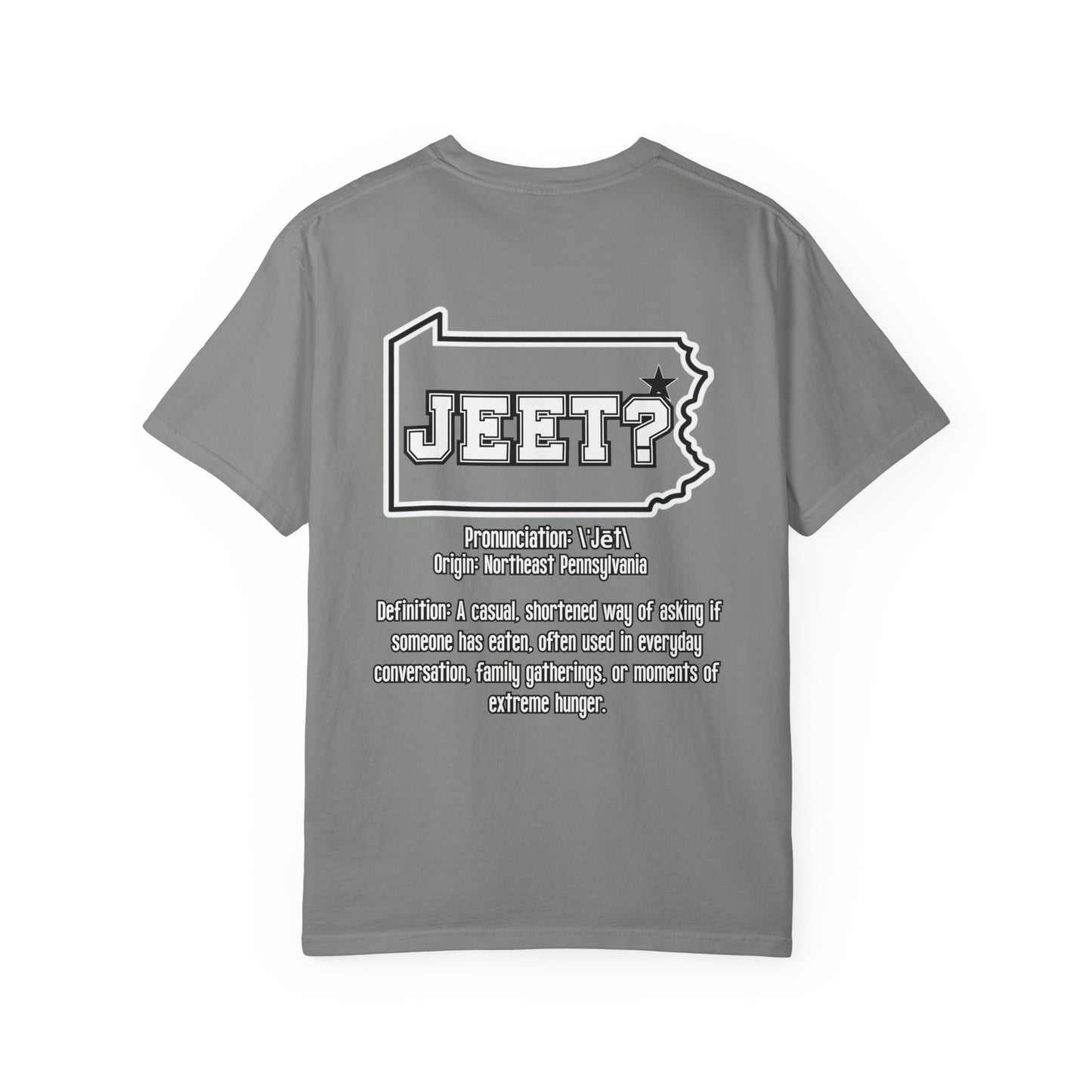 NEPA Dictionary Series! "Jeet?" Unisex Premium Two Sided Premium Tee