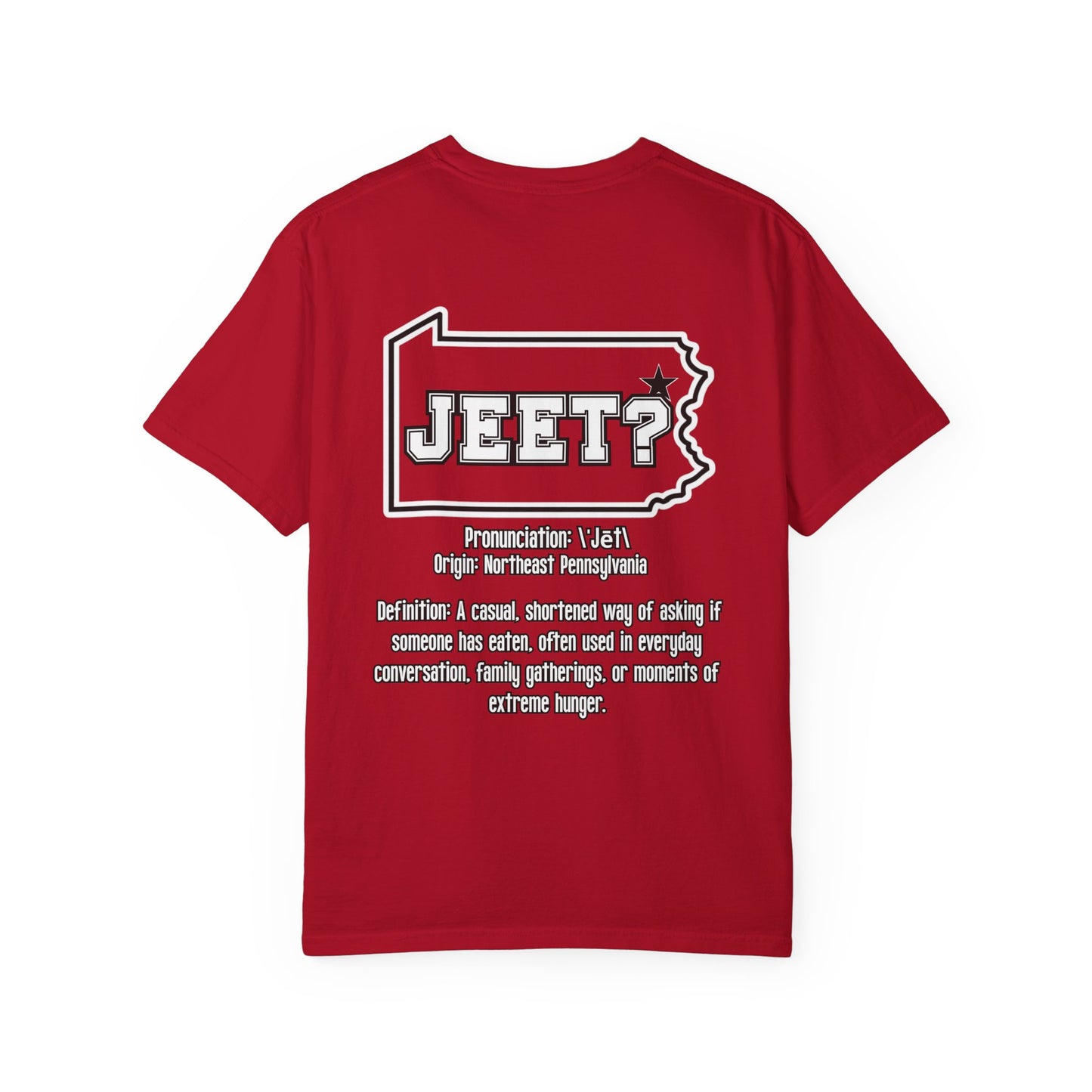NEPA Dictionary Series! "Jeet?" Unisex Premium Two Sided Premium Tee