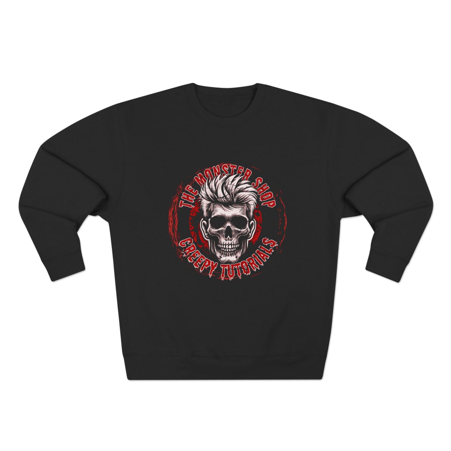 NEW! The Monster Shop Creepy Tutorials "BullsEye" Premium (One Sided) Sweatshirt