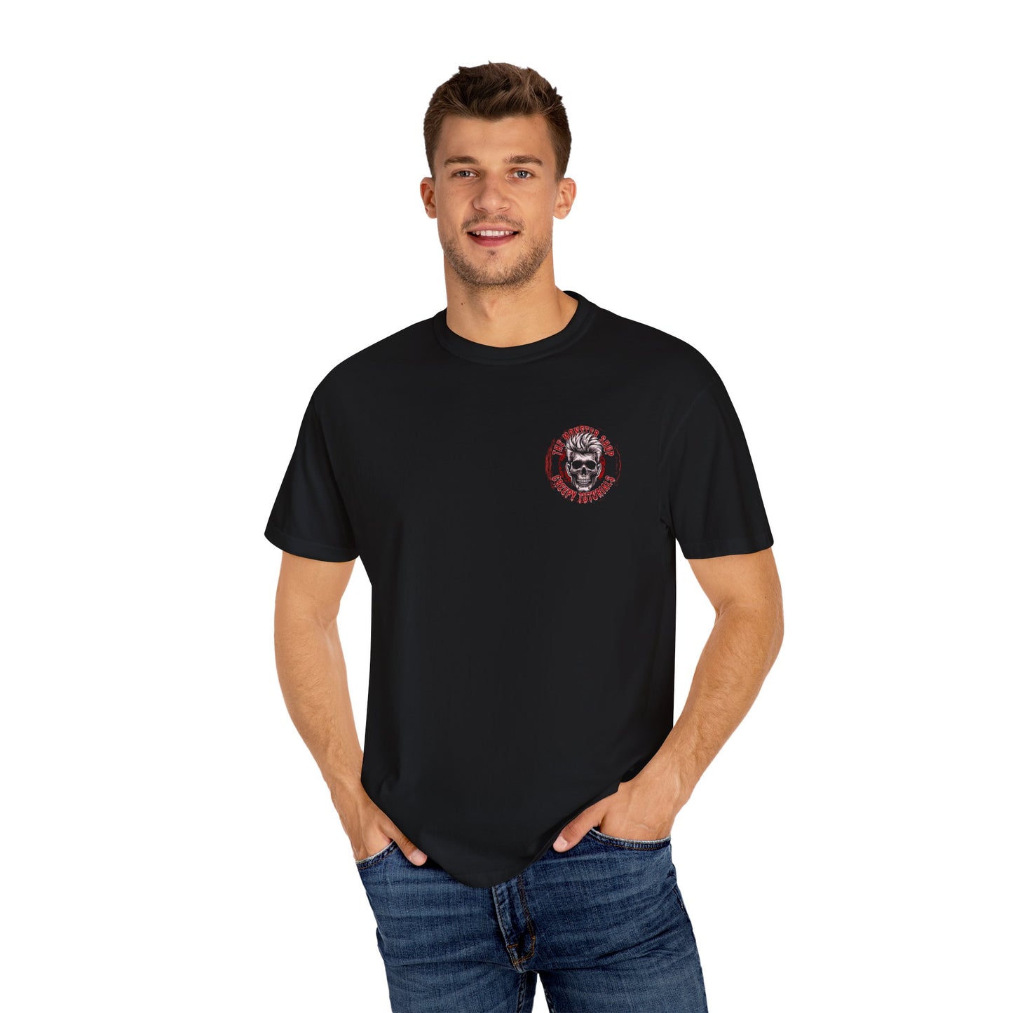 NEW! The Monster Shop Creepy Tutorials "BullsEye" Premium One Badge style Sided Tee