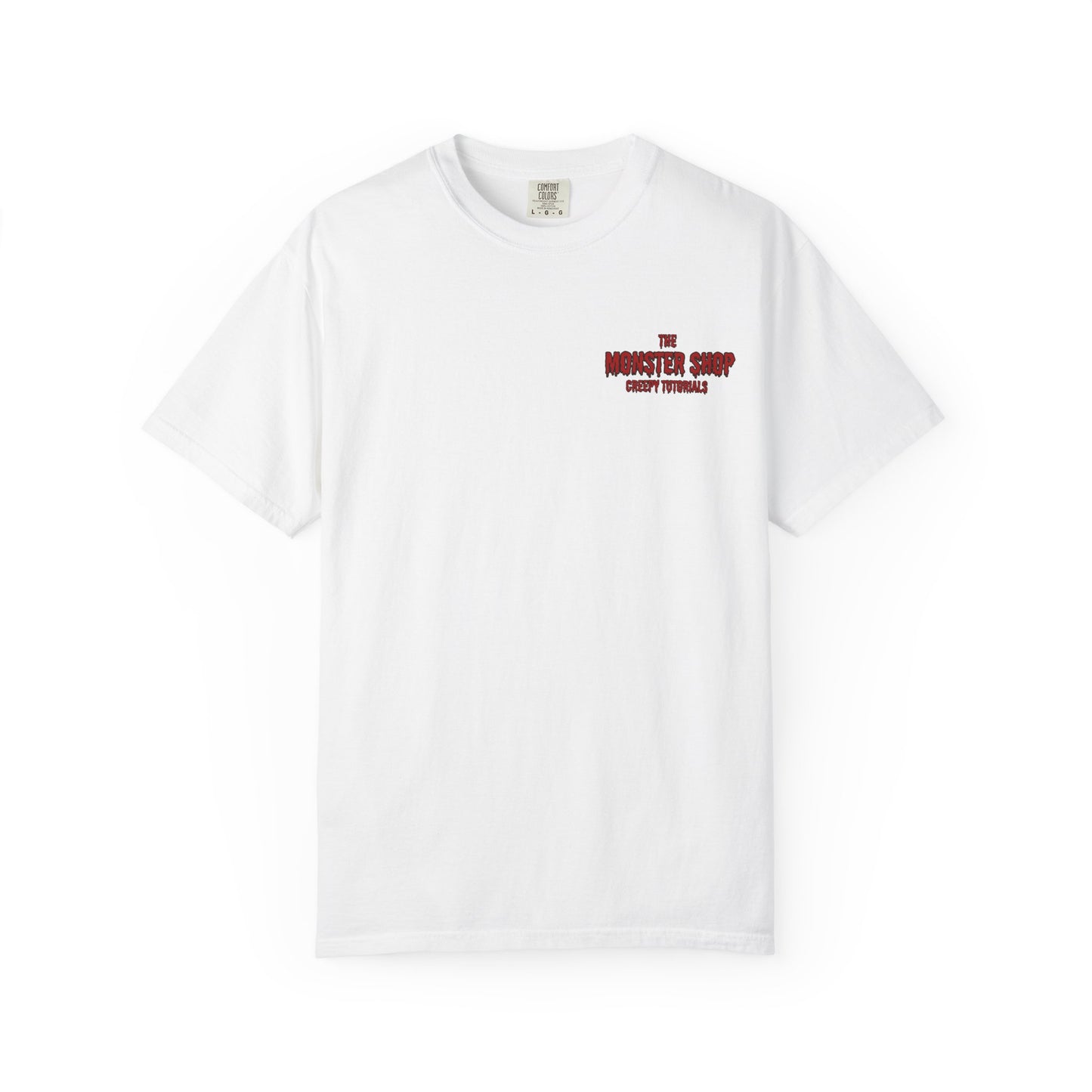 The Monster Shop Creepy Tutorials Premium Two Sided Tee