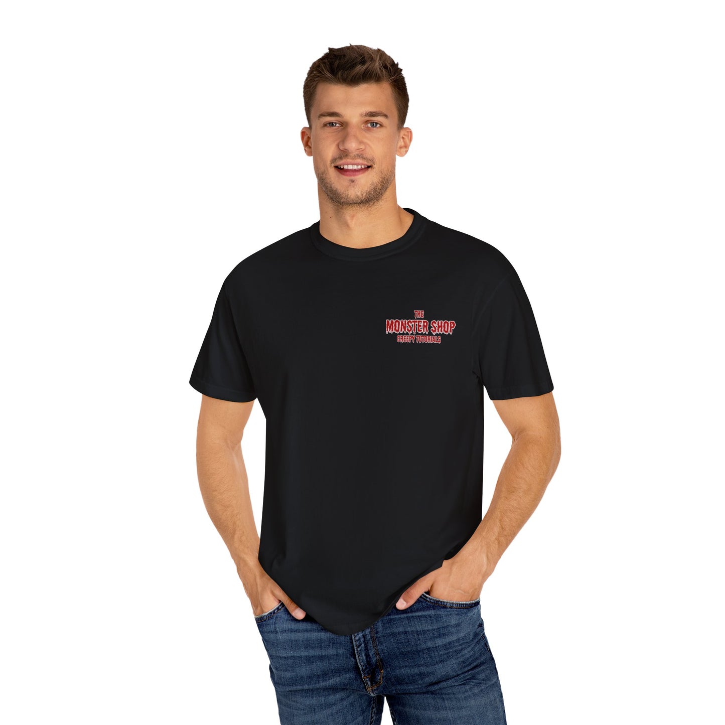 The Monster Shop Creepy Tutorials Premium Two Sided Tee