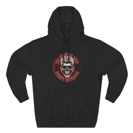 New! The Monster Shop Creepy Tutorials "BullsEye" (Single Sided) Front Premium Hoodie