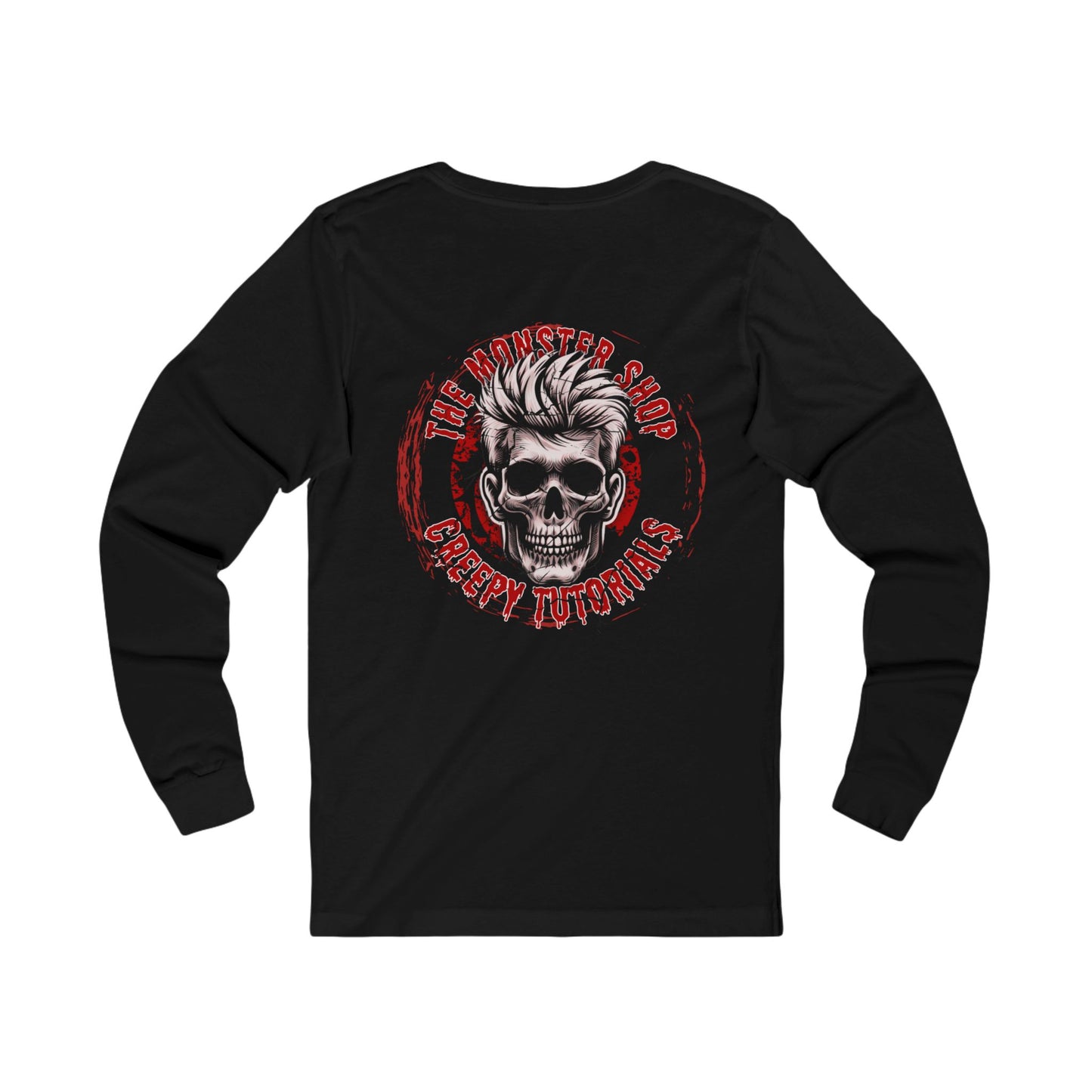 NEW! The Monster Shop Creepy Tutorials "BullsEye" Premium Two Sided Long Sleeve T Shirt