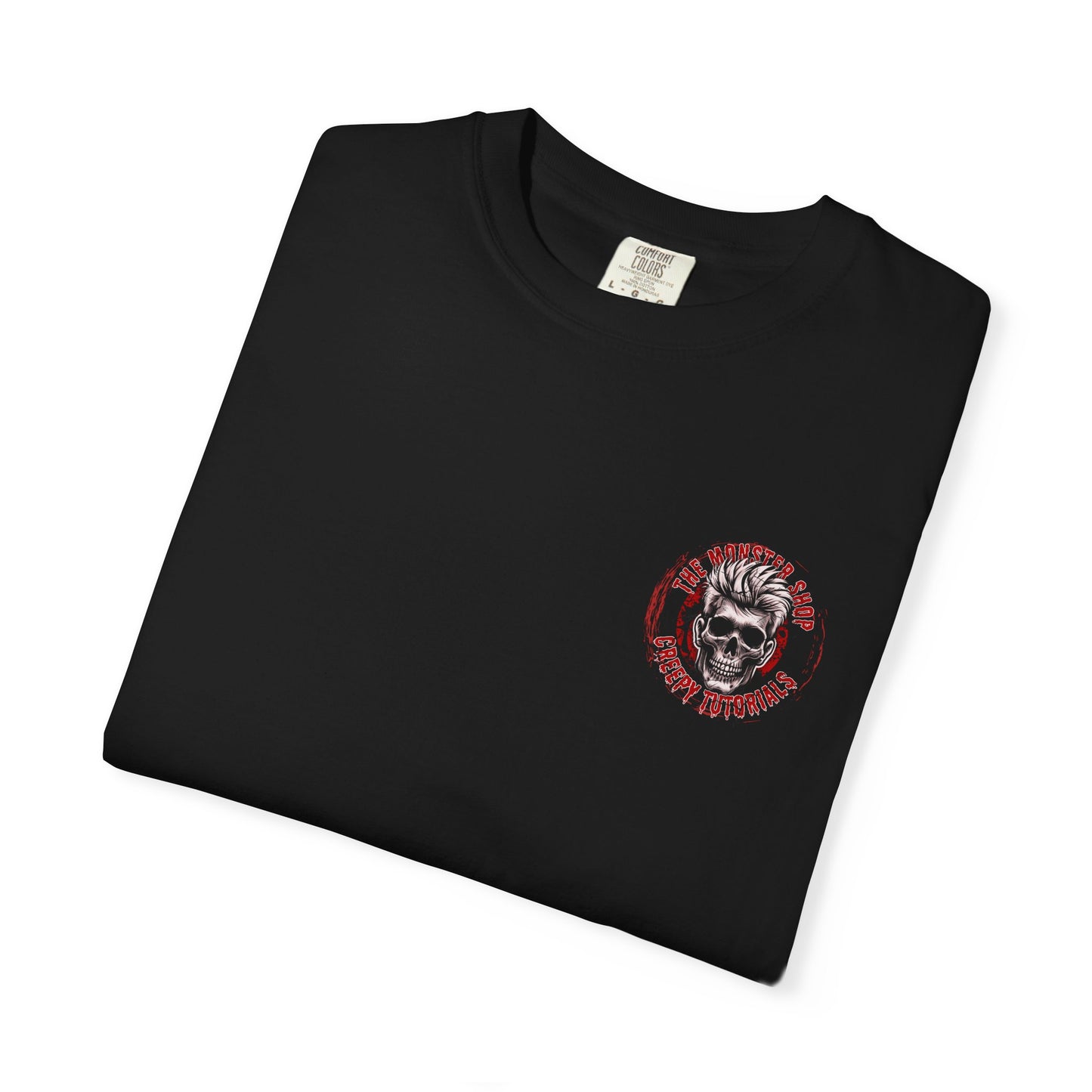 NEW! The Monster Shop Creepy Tutorials "BullsEye" Premium One Badge style Sided Tee