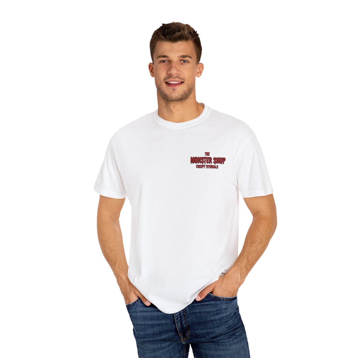 The Monster Shop Creepy Tutorials Premium Two Sided Tee